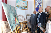 REKTÖR PROF. DR. MUSTAFA HATİPLER, BALKAN RESSAMLARIYLA BİR ARAYA GELDİ