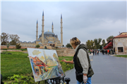 SANATTA KARDEŞLİK KÖPRÜLERİNİ GÜÇLENDİREN BALKAN RESSAMLARI, SELİMİYE’Yİ RESMETTİ