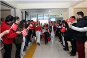 TRAKYA ÜNİVERSİTESİ ZEYNEP-MUSTAFA TAŞ UYGULAMA ANAOKULUNUN MİNİKLERİ CUMHURİYET İÇİN YÜRÜDÜ