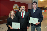 TRAKYA ÜNİVERSİTESİNDE ULUSLARARASI BALKAN RESSAMLARI EDİRNE SANAT BULUŞMASI SERGİSİ AÇILDI
