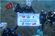 TRAKYA ÜNİVERSİTESİ SUALTI TOPLULUĞUNDAN CUMHURİYET’E SAYGI DALIŞI