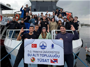 TRAKYA ÜNİVERSİTESİ SUALTI TOPLULUĞUNDAN CUMHURİYET’E SAYGI DALIŞI