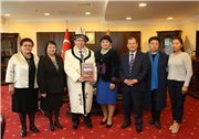 KIRGIZİSTAN OŞ DEVLET ÜNİVERSİTESİNDEN ZİYARET