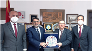 TRAKYA ÜNİVERSİTESİ’NDEN KUZEY MAKEDONYA CUMHURİYETİ ANAYASA MAHMEKESİ BAŞKANI’NA ZİYARET