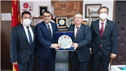 TRAKYA ÜNİVERSİTESİ’NDEN KUZEY MAKEDONYA CUMHURİYETİ ANAYASA MAHMEKESİ BAŞKANI’NA ZİYARET