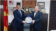 TRAKYA ÜNİVERSİTESİ’NDEN KUZEY MAKEDONYA CUMHURİYETİ ANAYASA MAHMEKESİ BAŞKANI’NA ZİYARET