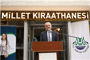 MİLLET KIRAATHANESİ AÇILDI