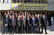 ŞEHİT RESSAM HASAN RIZA HAYATI VE ESERLERİ ADLI KİTAP DAĞITIMI