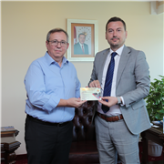 HAVSA BELEDİYE BAŞKANI AV. AYDIN BALKAN’DAN REKTÖR PROF. DR. ERHAN TABAKOĞLU’NA ZİYARET