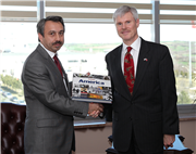 A.B.D. İSTANBUL BAŞKONSOLOSU CHARLES F. HUNTER'DEN ZİYARET