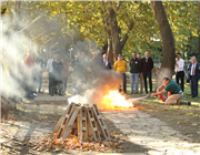 TRAKYA ÜNİVERSİTESİ MERİÇ KENARI SOSYAL TESİSLERİNDE YANGIN SÖNDÜRME EĞİTİMİ