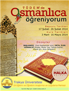 OSMANLICA KURSU DUYURUSU