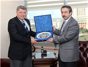 İL EMNİYET MÜDÜRÜ DR. RAHMİ BAŞTUĞ REKTÖRÜMÜZÜ ZİYARET ETTİ