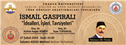 Toplantı: "Vefatının 100. yılında İsmail Gaspıralı"