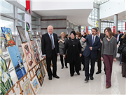 HALK EĞİTİM MERKEZİ VE AKŞAM SANAT OKULU SERGİSİ AÇILDI