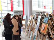 HALK EĞİTİM MERKEZİ VE AKŞAM SANAT OKULU SERGİSİ AÇILDI