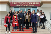 TÜİK EDİRNE BÖLGE MÜDÜRLÜĞÜ TARAFINDAN EKONOMETRİ BÖLÜMÜ ÖĞRENCİLERİNE SAS EĞİTİMİ VERİLDİ