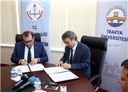 TRAKYA ÜNİVERSİTESİ REKTÖRLÜĞÜ İLE EDİRNE İL MİLLİ EĞİTİM MÜDÜRLÜĞÜ ARASINDA “BİLİMSEL, SOSYAL, KÜLTÜREL VE SANATSAL İŞBİRLİĞİ PROTOKOLÜ” İMZALANDI