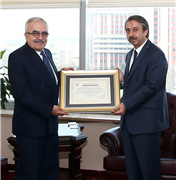 PROF. DR. HAMDİ MURAT TUĞRUL’DAN VEDA ZİYARETİ