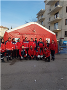 UMKE TİMİNDE YER ALAN TRAKYA ÜNİVERSİTELİLER, DEPREM BÖLGESİNDE ACİL SAĞLIK VE YARDIM HİZMETLERİNDE BULUNDU…
