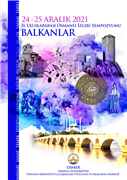II. ULUSLARARASI OSMANLI İZLERİ SEMPOZYUMU "BALKANLAR"