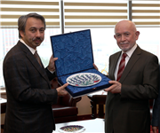 DOÇ. DR. ARİF AYTEKİN VE DOÇ. DR. DURAK PUSMAZ’DAN VEDA ZİYARETİ