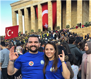 TRAKYA ÜNİVERSİTESİ ÖĞRENCİLERİ ATAMIZIN HUZURUNDA