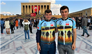 TRAKYA ÜNİVERSİTESİ ÖĞRENCİLERİ ATAMIZIN HUZURUNDA