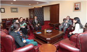 KIRGİZİSTAN OŞ DEVLET ÜNİVERSİTESİ ÖĞRETİM ELEMANLARINDAN REKTÖR PROF. DR. ERHAN TABAKOĞLU’NA ZİYARET