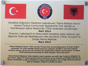 ARNAVUTLUK TİRAN’DA MAKBULE FATIMA HANIM LABORATUVARI AÇILDI
