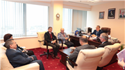 TÜRK ORTOPEDİ VE TRAVMATOLOJİ BİRLİĞİ DERNEĞİ’NDEN REKTÖR VEKİLİ PROF. DR. MÜMİN ŞAHİN’E ZİYARET