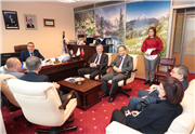 TÜRK ORTOPEDİ VE TRAVMATOLOJİ BİRLİĞİ DERNEĞİ’NDEN REKTÖR VEKİLİ PROF. DR. MÜMİN ŞAHİN’E ZİYARET