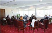 TRAKYA ÜNİVERSİTESİ, KUZEY MAKEDONYA EĞİTİM VE BİLİM BAKANI MİLA CAROVSKA VE BERABERİNDEKİ HEYETİ AĞIRLADI