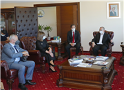 TRAKYA ÜNİVERSİTESİ, KUZEY MAKEDONYA EĞİTİM VE BİLİM BAKANI MİLA CAROVSKA VE BERABERİNDEKİ HEYETİ AĞIRLADI