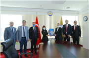 TRAKYA ÜNİVERSİTESİ, KUZEY MAKEDONYA EĞİTİM VE BİLİM BAKANI MİLA CAROVSKA VE BERABERİNDEKİ HEYETİ AĞIRLADI