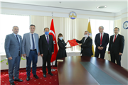 TRAKYA ÜNİVERSİTESİ, KUZEY MAKEDONYA EĞİTİM VE BİLİM BAKANI MİLA CAROVSKA VE BERABERİNDEKİ HEYETİ AĞIRLADI