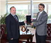 BULGAR ÖĞRETİM ÜYELERİNDEN REKTÖRÜMÜZE ZİYARET