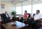 İLK KADIN DÜNYA GÜREŞ ŞAMPİYONU ÖĞRENCİMİZDEN ZİYARET