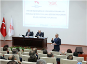 REKTÖRÜMÜZ FEN VE MÜHENDİSLİK LİSANS PROGRAMLARI ZORUNLU İŞYERİ UYGULAMA EĞİTİMİ PROGRAMI BİLGİLENDİRME TOPLANTISI’NA KATILDI