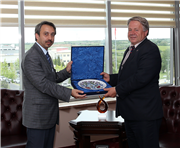 MERİÇ BELEDİYE BAŞKANI’NDAN REKTÖRÜMÜZE ZİYARET