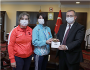 2021 IBSA JUDO GRAND PRİX’İNDEN ALTIN MADALYA İLE DÖNEN ECEM TAŞIN’DAN ZİYARET