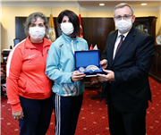 2021 IBSA JUDO GRAND PRİX’İNDEN ALTIN MADALYA İLE DÖNEN ECEM TAŞIN’DAN ZİYARET