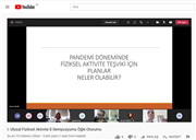 TRAKYA ÜNİVERSİTESİ’NDEN, 1. ULUSAL TRAKYA ÜNİVERSİTESİ FİZİKSEL AKTİVİTE E-SEMPOZYUMU”