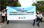 IV. BALKAN ÖZEL GEREKSİNİMLİ ÇOCUKLAR SPOR OYUNLARI YÜRÜYÜŞÜ GERÇEKLEŞTİRİLDİ