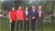 REKTÖRÜMÜZ ŞAMPİYONLAR İLE BİR ARAYA GELDİ