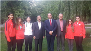 REKTÖRÜMÜZ ŞAMPİYONLAR İLE BİR ARAYA GELDİ