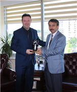 KIRKLARELİ KAMU HASTANELERİ BİRLİĞİ GENEL SEKRETERİ REKTÖRÜMÜZÜ ZİYARET ETTİ