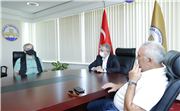 GÜREŞ CAMİASININ ÖNEMLİ İSİMLERİNDEN TRAKYA ÜNİVERSİTESİ’NE ZİYARET