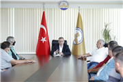 GÜREŞ CAMİASININ ÖNEMLİ İSİMLERİNDEN TRAKYA ÜNİVERSİTESİ’NE ZİYARET