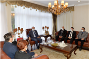 KKTC CUMHURBAŞKANI ERSİN TATAR, TRAKYA ÜNİVERSİTESİ REKTÖRÜ PROF. DR. ERHAN TABAKOĞLU VE BERABERİNDEKİ HEYETİ KABUL ETTİ